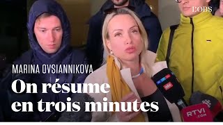 Elle a interrompu le JT russe : retour en 4 actes sur l'affaire Marina Ovsiannikova