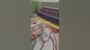 Battery testing a substation!  #substation #highvoltage #electricity #maintenance #substationlife