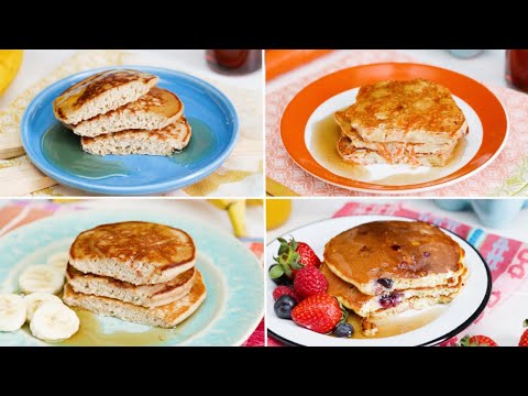 4 Delicious & Healthy Pancakes | Tastemade