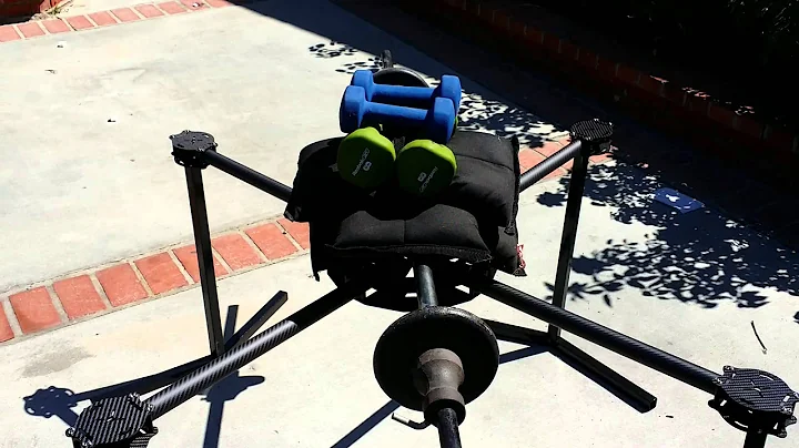 FX8 Pro Heavy Lift Frame stress testing - 106lbs