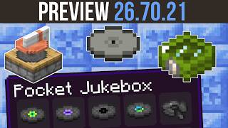 Disc Press, Blank Disc & Pocket Jukebox | Minecraft Preview 26.70.21 screenshot 4