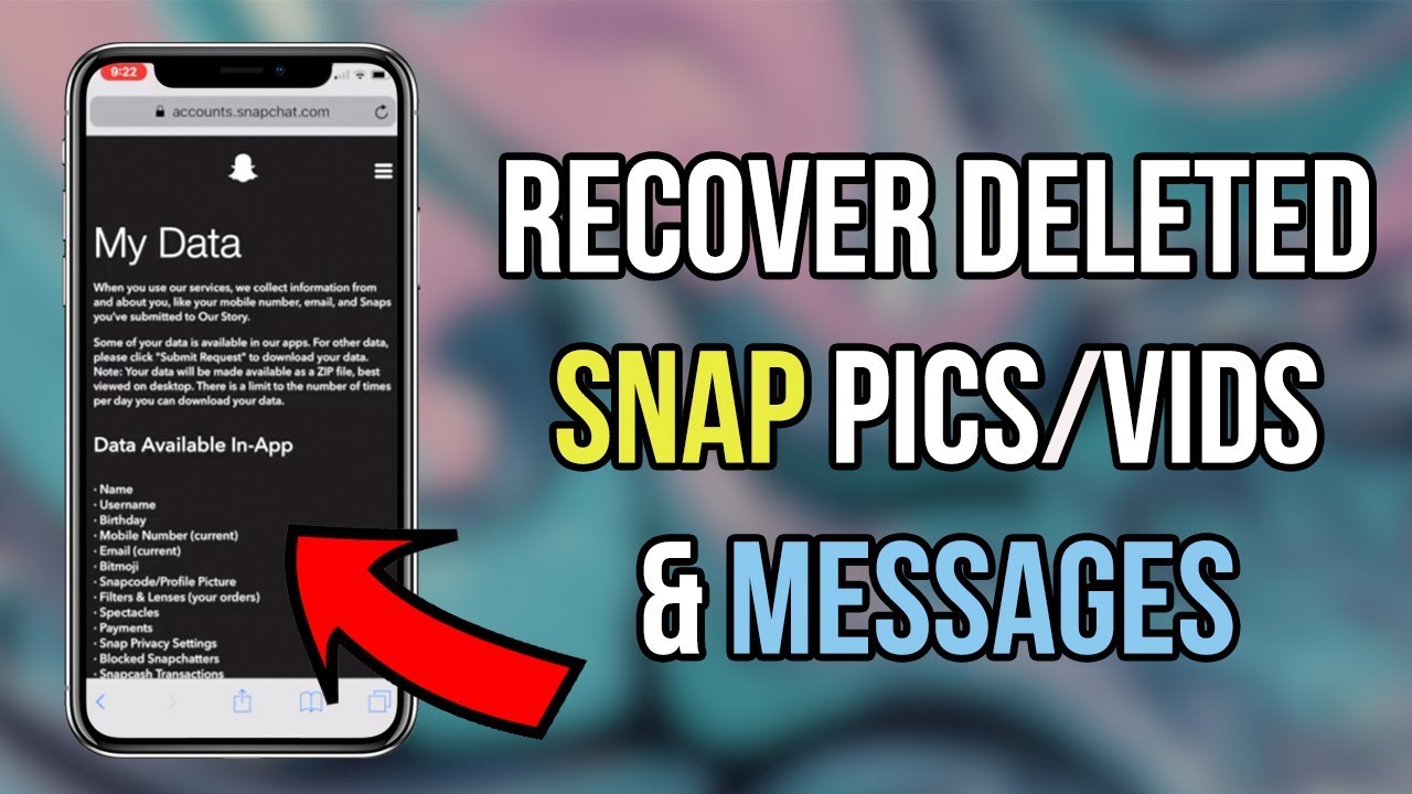 How to Recover Sent/Deleted Snapchat Pics,Videos & Messages - Recover  Deleted Snaps & See Sent Snaps