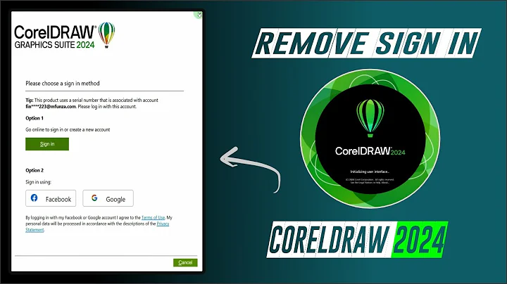 how to disable or remove sign in coreldraw 2024 issue problem