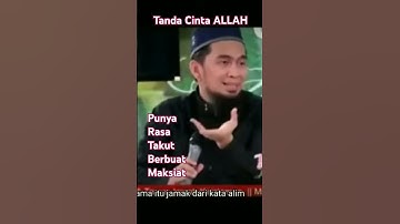 Tanda Cinta ALLAH adalah Takut Berbuat Maksiat - #shortsvideo #shorts #short #youtube #google