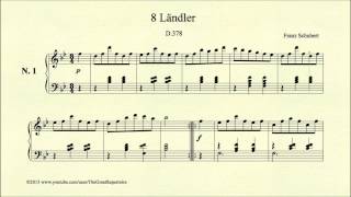 Schubert, 8 Ländler, D 378, No 1