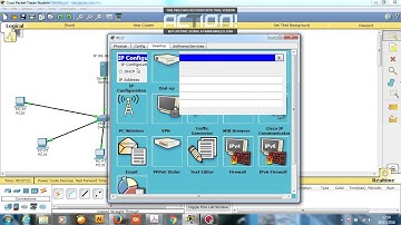 simulation up a DHCP server on the network with cisco packet tracer student