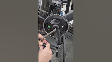 The easiest way to remove SRAM crank
