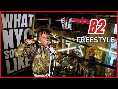 B2 - "Out West" | What NYC Sounds Like Freestyle @ Zumiez NYC