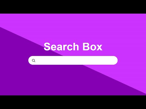 Video: Kā HTML tekstlodziņā pievienot meklēšanas ikonu?