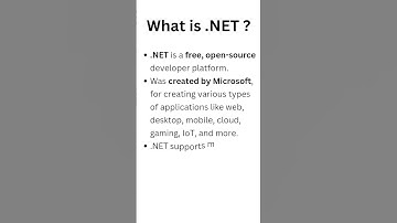 what is .Net? #dotnet #interviewquestions #shorts #shortsfeed #short #yt#interviewquestionandanswers