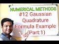 #12 Gaussian Quadrature Formula in Hindi/Numerical Integration/Maths 4/GTU