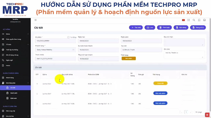 Tài liệu hướng dẫn sử dụng phần mềm erp/mrp