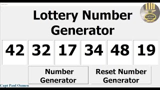 How to Create a Lottery Number Generator in PowerPoint using Random Function with VBA