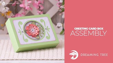 SVG - Greeting Card Box - Assembly Tutorial (For Cricut, Silhouette, and ScanNCut)