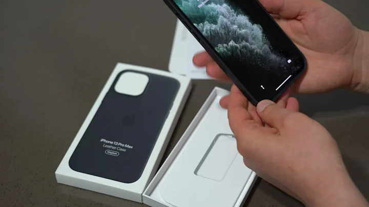 TL47:Review - Apple Leather case midnight for iPhone 13 Pro Max