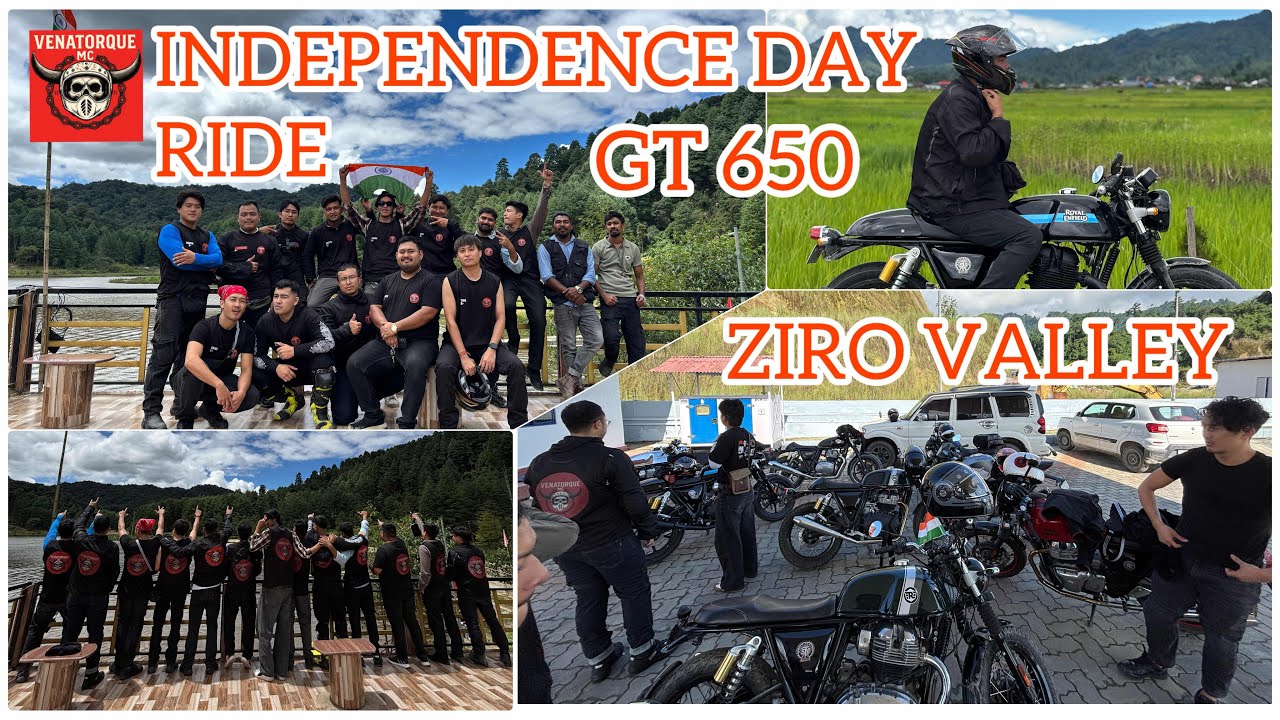 INDEPENDENCE DAY🇮🇳 RIDE ON GT650, ZIRO VALLEY❤️@venatorque@Gt650