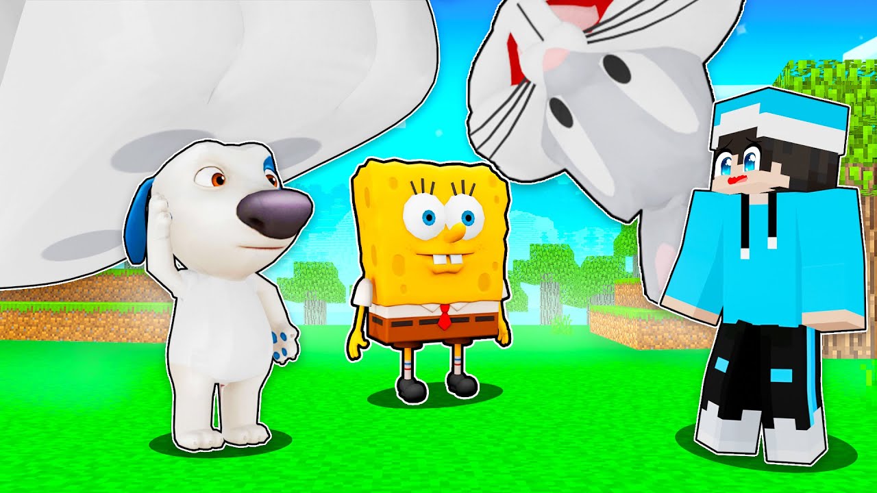 ماين كرافت لكن صديقي العملاق !!؟ 🤯👣