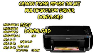 Indstilling for mig bundet Canon PIXMA MP495 Driver Download Windows 10 - YouTube