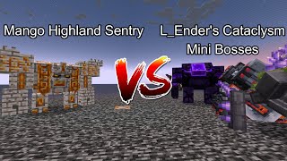 Mango Highland Sentry vs L_Ender's Cataclysm Mini Bosses  Mob Battle  Minecraft