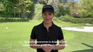 Invitation from Lorena Ochoa to participate in "SWING FOR Mexico"