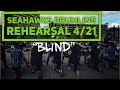 Blue Thunder Seahawks Drumline | April Rehearsal &quot;Blind&quot;