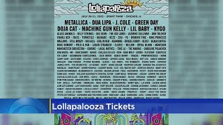 Lollapalooza line-up announced; Tickets now on sale