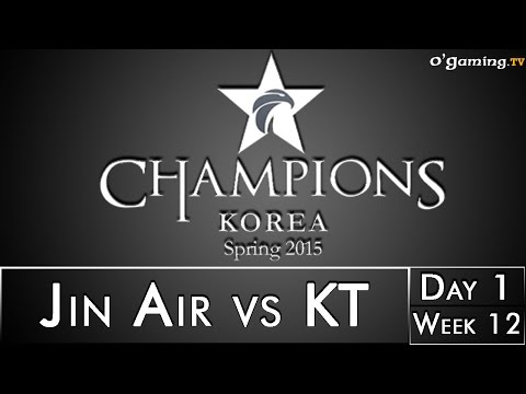LCK Spring 2015 - W12D1 - Jin Air vs KT