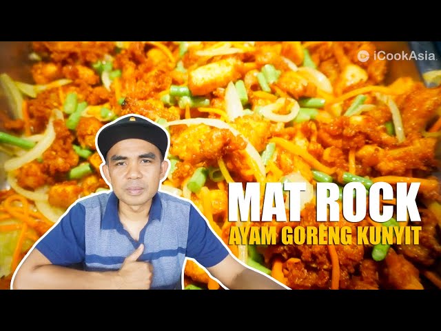 Ayam kunyit goreng rock mat Mat Rock