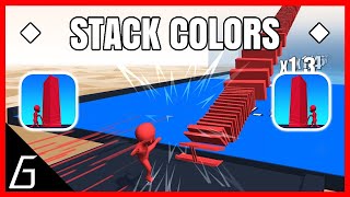 Stack Colors ALL LEVELS! 1 To 10 NEW GAME Stack Colors WORLD RECORD screenshot 5