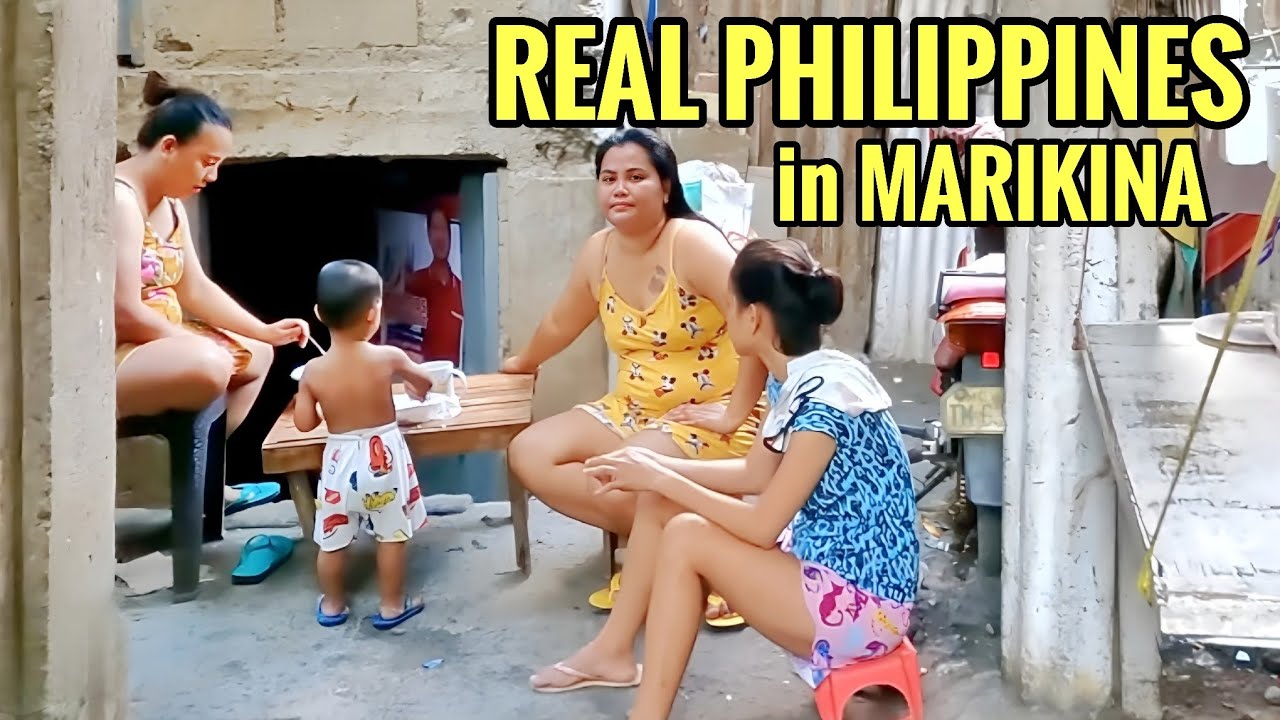 UNBELIEVABLE NEIGHBORHOOD | WALK at ULTIMATE NARROW ALLEY STREET in MARIKINA PHILIPPINES 🇵🇭