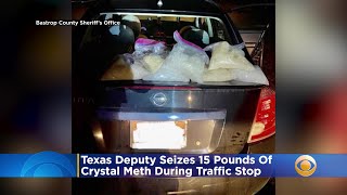 Texas Deputy Seizes 15 Pounds Of Crystal Meth During Traffic Stop