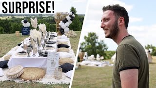 I SURPRISED MY FIANCÉ FOR HIS BIRTHDAY! *SECRET PARTY*