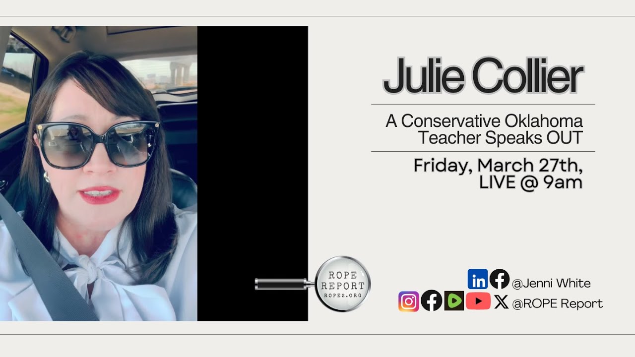 Julie Collier - Oklahoman. Conservative. Teacher.