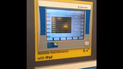 SIGMATEK remote maintenance met iPad powered by SigmaControl