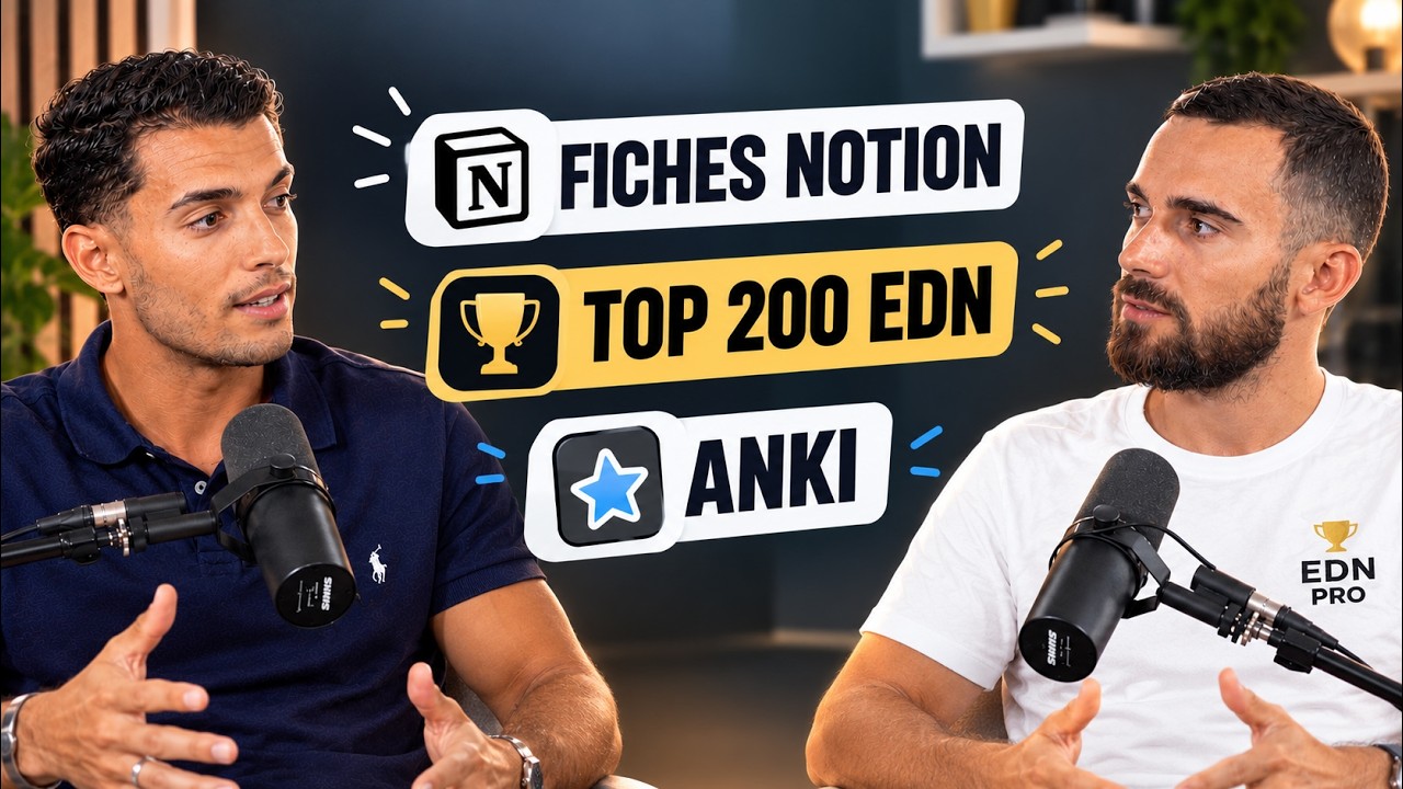 Top 200 EDN : il explique sa méthode (ANKI) — Transcript