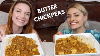 INDIAN BUTTER CHICKPEAS MUKBANG!! @MukbangMonday