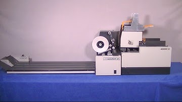 Accufast XL Labeler with Stamp Affixer KT Tabber & 3FV Conveyor System