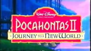 Pocahontas 2: Journey To a New World UK VHS Trailer