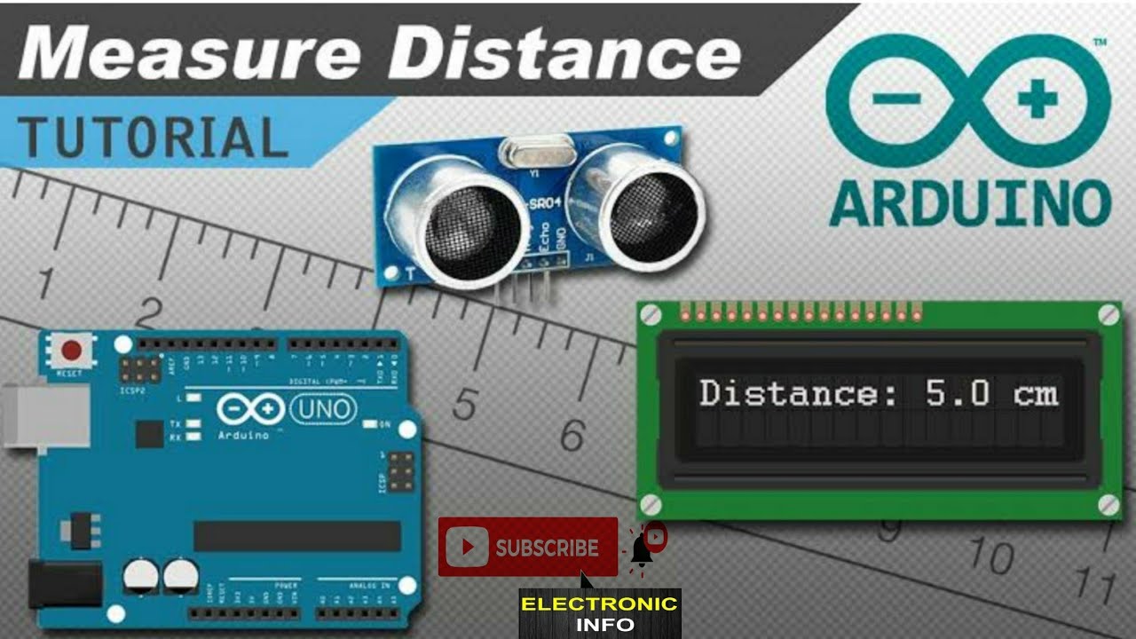 How to make a Distance Meter using Arduino - YouTube