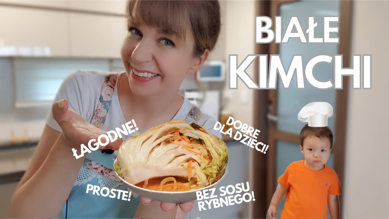 PRZEPIS NA BIAŁE KIMCHI -  prawdziwe koreańskie łagodne kimchi  - BEZ SOSU RYBNEGO - prosty przepis