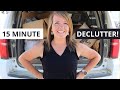 Declutter WITH US! 15 Minute power declutter! (& favorite tips!)