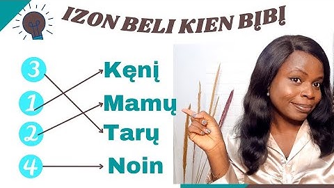 LEARN TO COUNT 1-100 IN THE IZON LANGUAGE