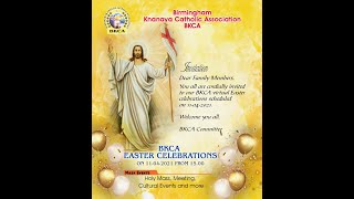 Birmingham Knanaya Catholic Association - BKCA Easter Celebrations April 11, 2021