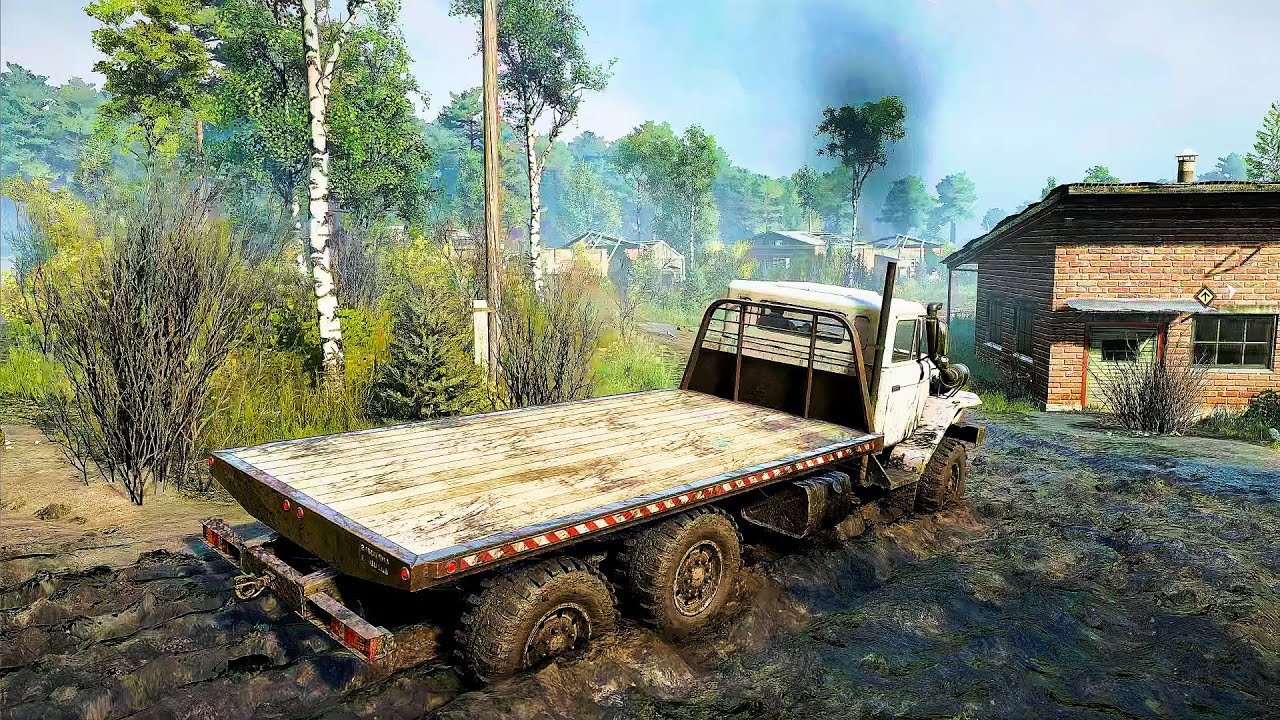 SnowRunner - Metal beams delivery PS5 Pro