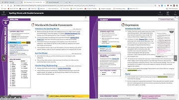 HMH Ed. Locating Weekly Fluency Activities in English and Spanish