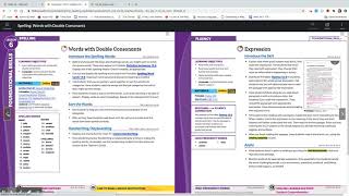 HMH Ed. Locating Weekly Fluency Activities in English and Spanish