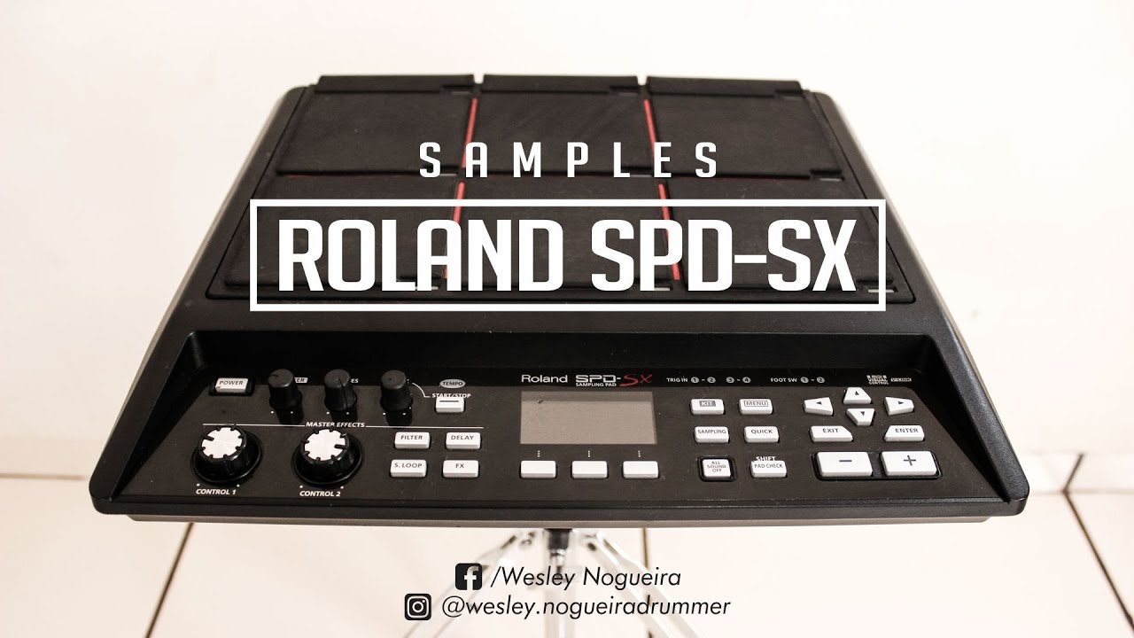 ROLAND SPD-SX | SAMPLES - YouTube