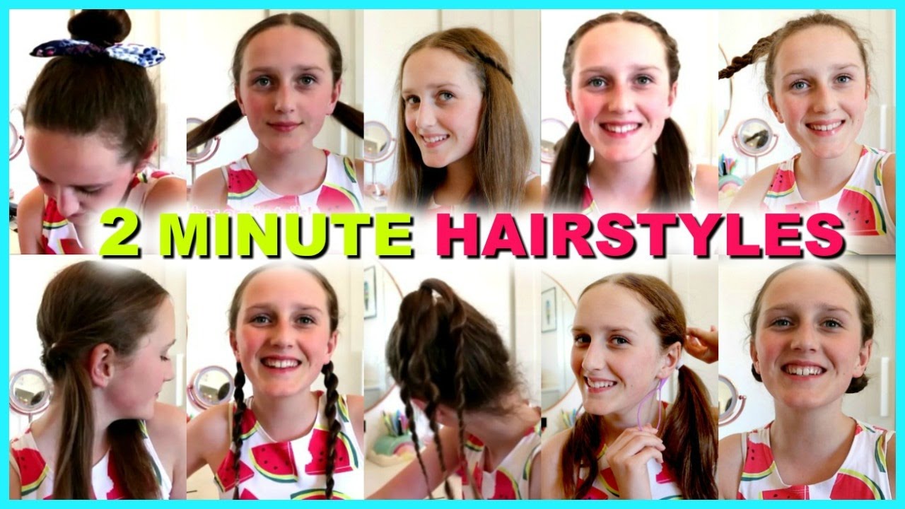 Simple 2 Minute Hairstyles  Samantha Elizabeth