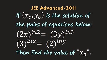 Can you #evaluate this #logarithm question asked in #jeeadvanced 2011 ? #jee2024 preparation #kvpy