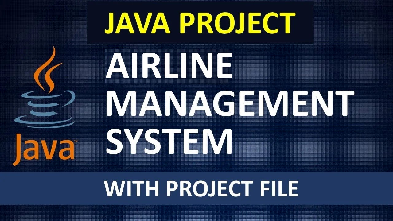 1/10 - Airline Management System | Java Project | Introduction - YouTube